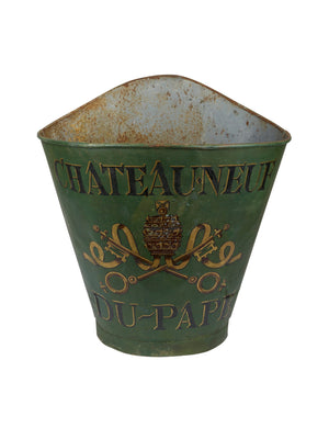  Vintage 1920s Châteauneuf-du-Pape Green Grape Hotte Weston Table 