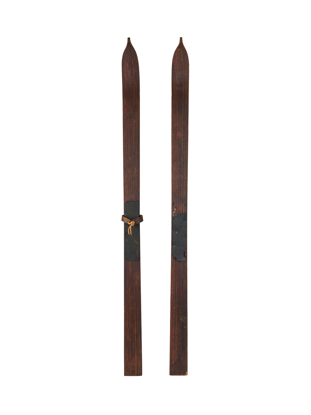 Vintage 1920s Children's Wooden Skis Two Weston Table