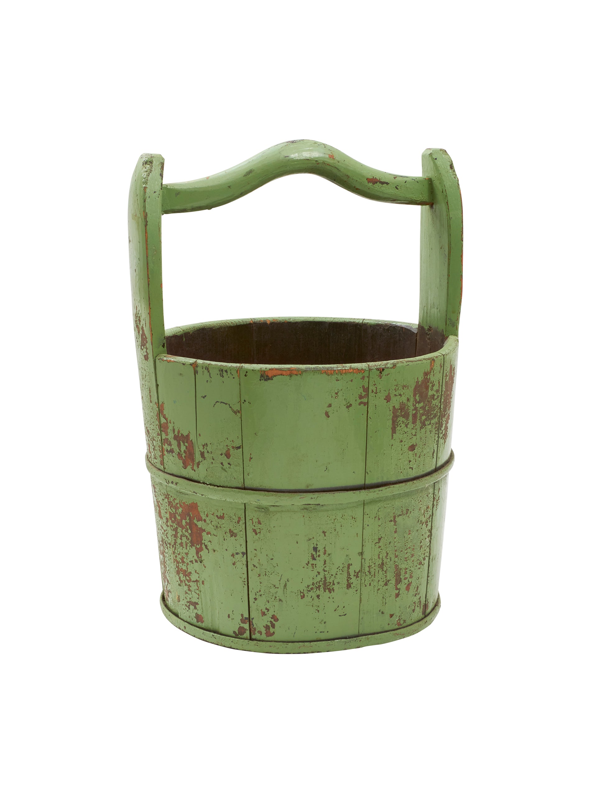 Vintage 1920s Chinese Water Bucket Weston Table