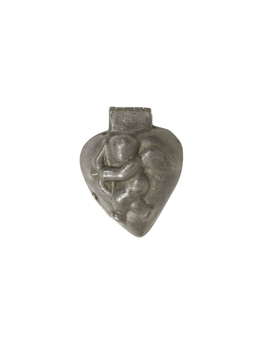 Vintage 1920s Cupid & Heart Chocolate Mold Weston Table