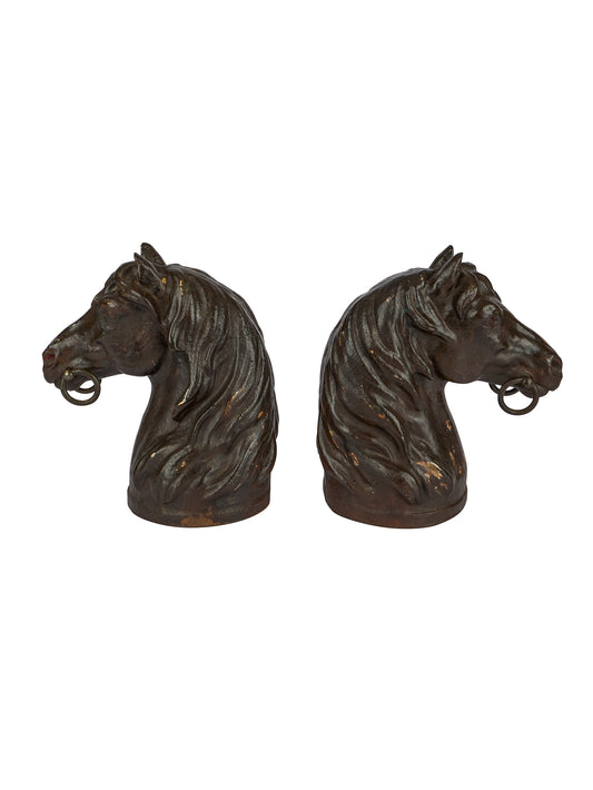 Vintage 1920s English Horse Stall Post Toppers Weston Table
