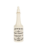 Vintage 1920s English Ironstone Graphic Water Bottle Weston Table