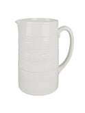 Vintage 1920s English Ironstone White Pitcher One Weston Table