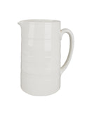 Vintage 1920s English Ironstone White Pitcher Two Weston Table