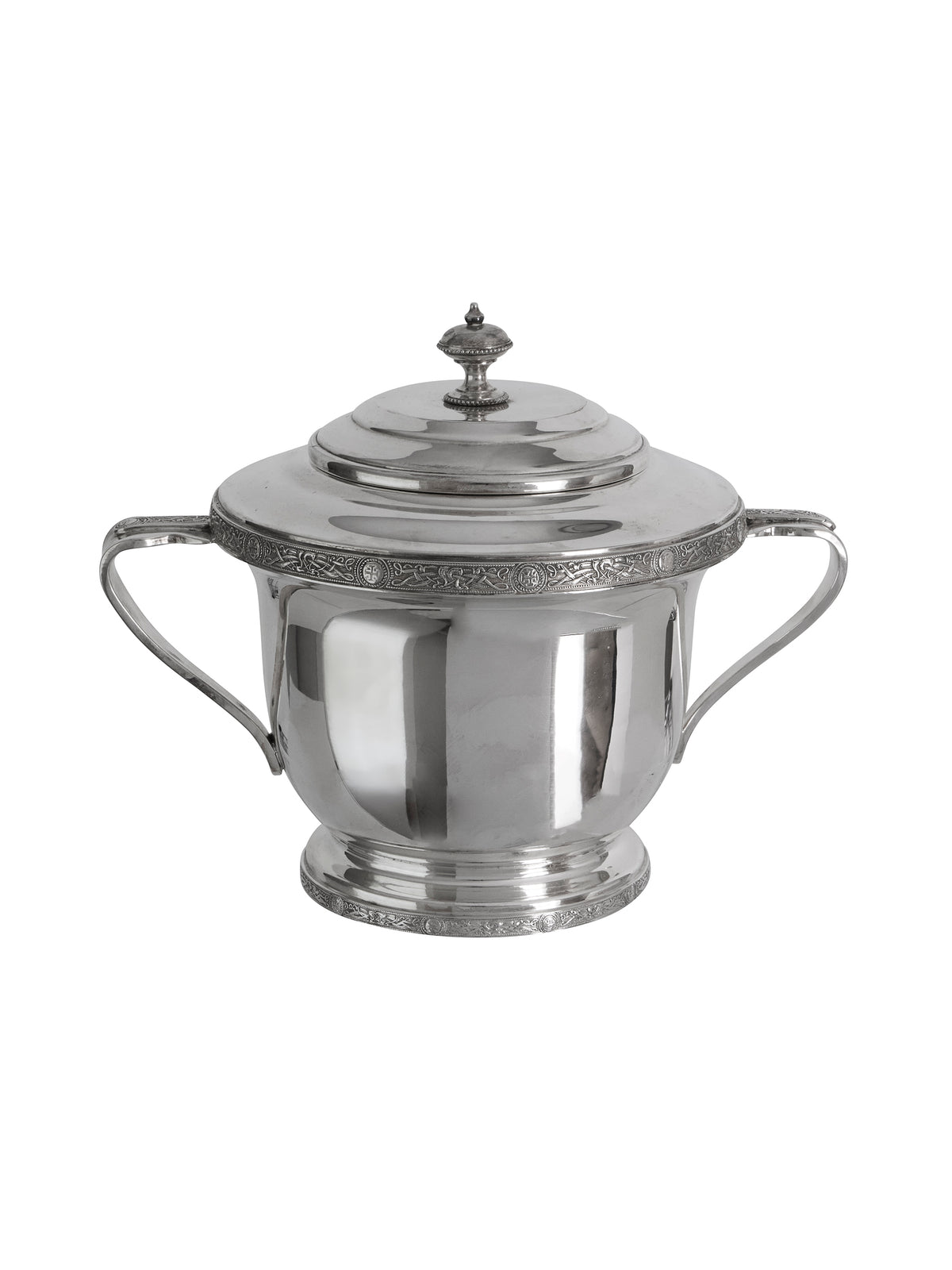 Vintage 1920s English Small Silver Plate Ice Bucket Weston Table