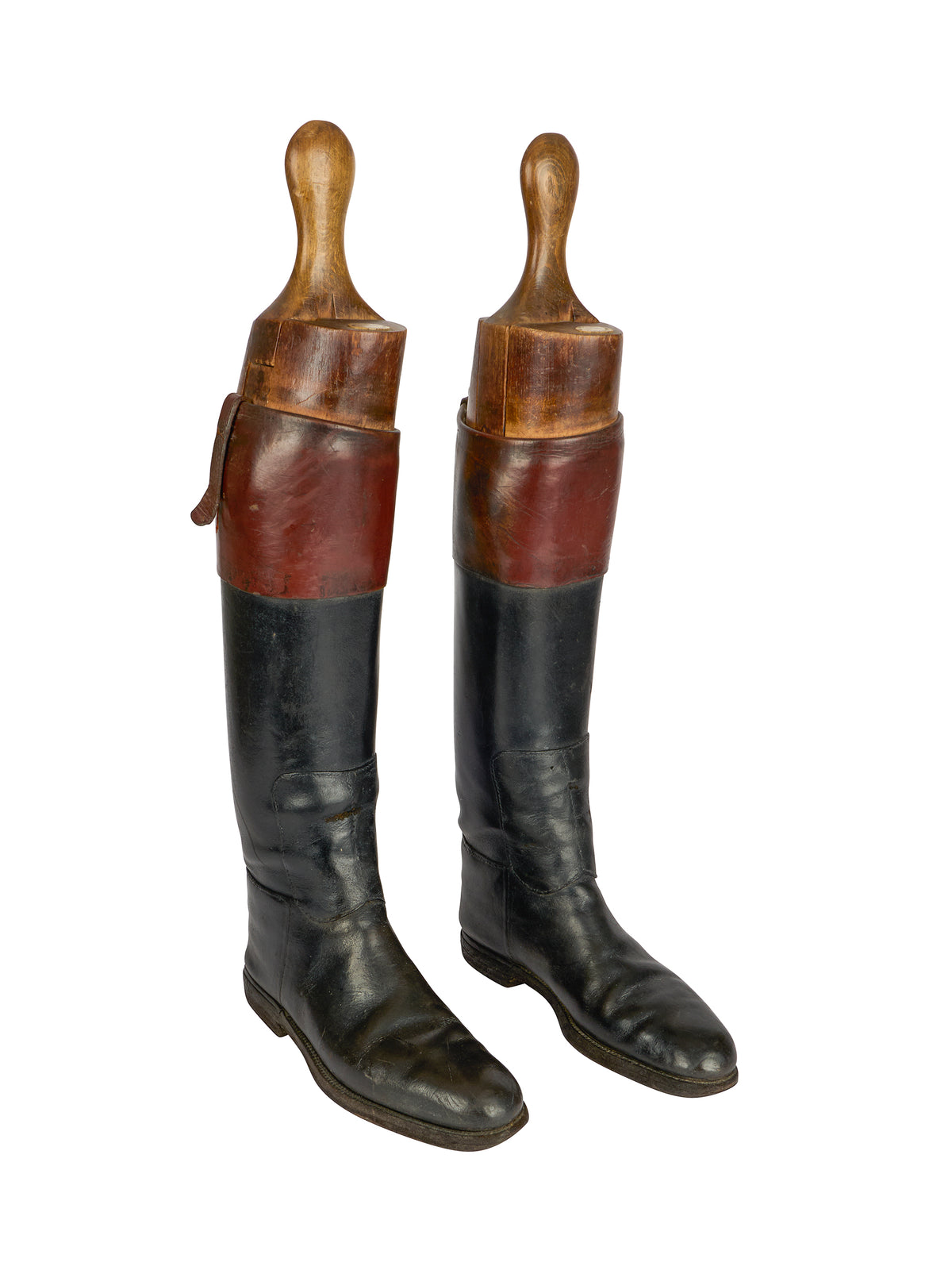 Vintage 1920s English Top Fox Hunting Boots Weston Table