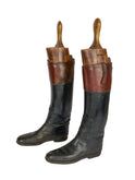 Vintage 1920s English Top Fox Hunting Boots Weston Table