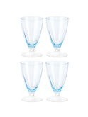 Vintage 1920s Fairfax Crystal Footed Glasses Weston Table