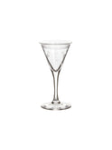 Vintage 1920s Fleur-de-Lis Crystal Aperitif Glasses Weston Table