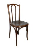 Vintage 1920s French Brown Bistro Chairs Weston Table