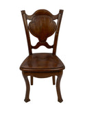 Vintage 1920s French Carved Oak Chairs Weston Table