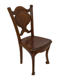 Vintage 1920s French Carved Oak Chairs Weston Table