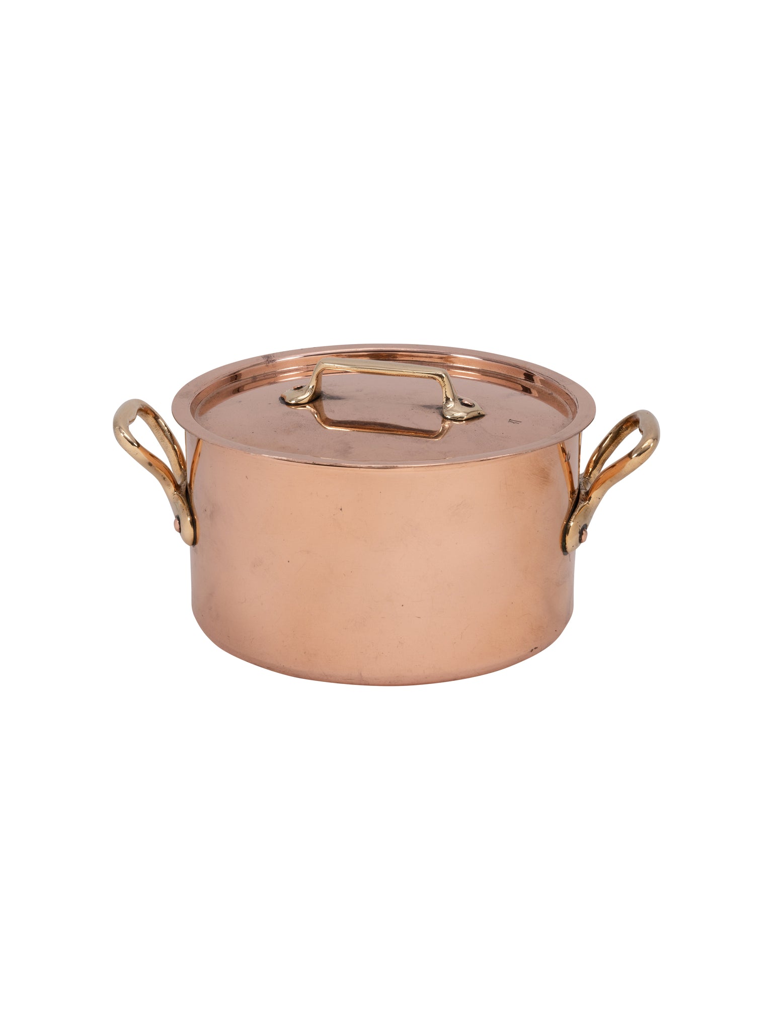 Vintage 1920s French Copper Casserole Weston Table
