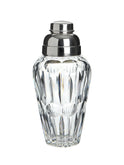 Vintage 1920s French Crystal Cocktail Shaker with Silver Plate Mount Weston Table