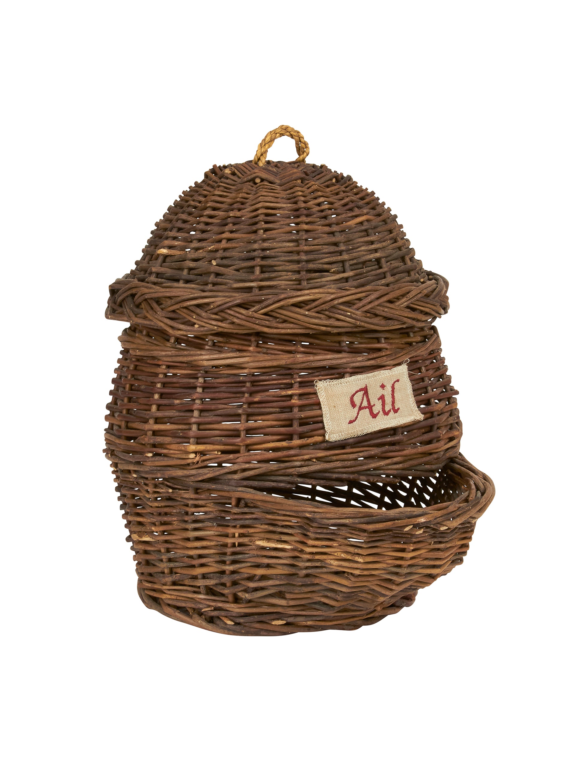 Vintage 1920s French Garlic Basket Weston Table