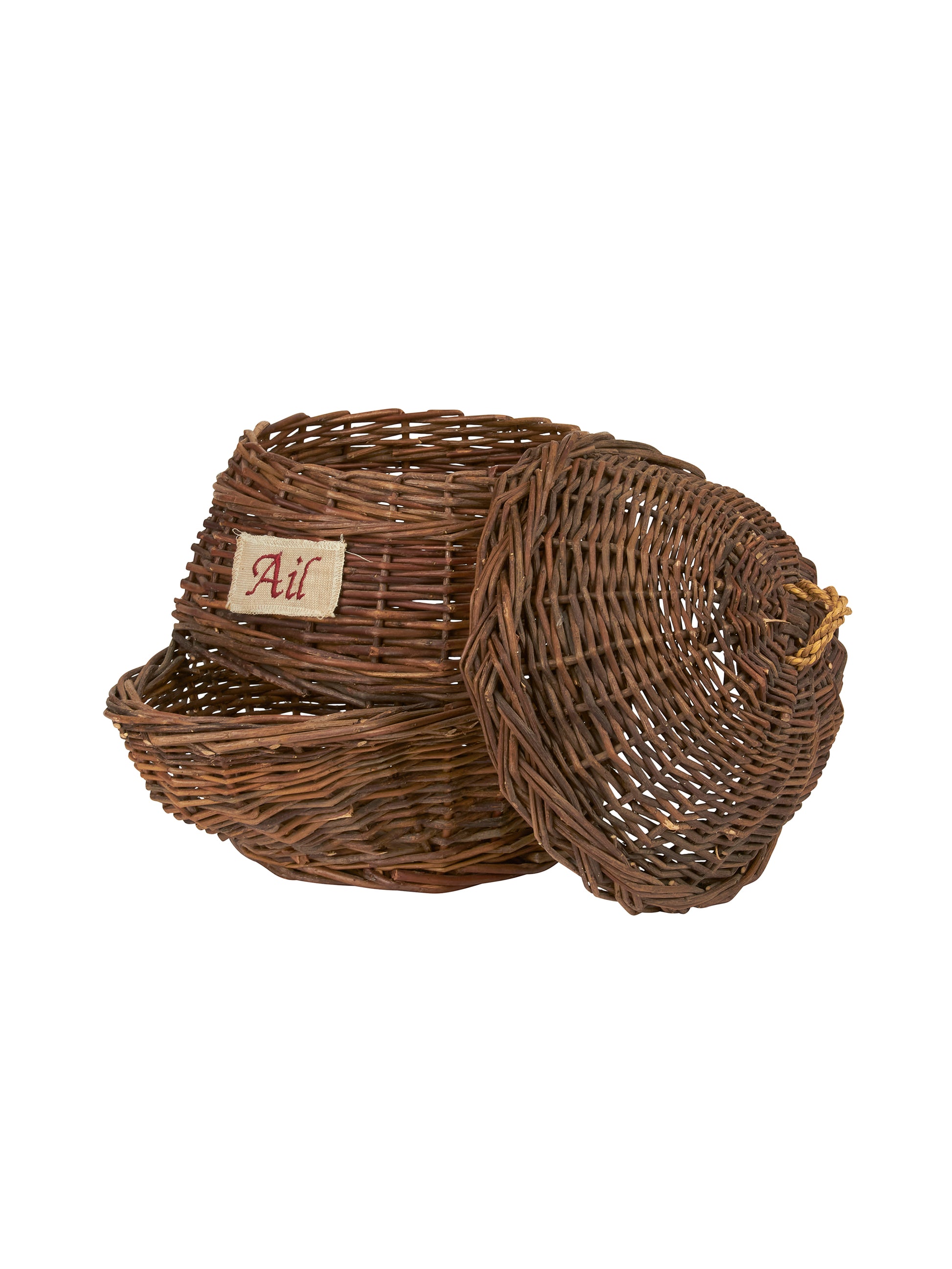 Vintage 1920s French Garlic Basket Weston Table