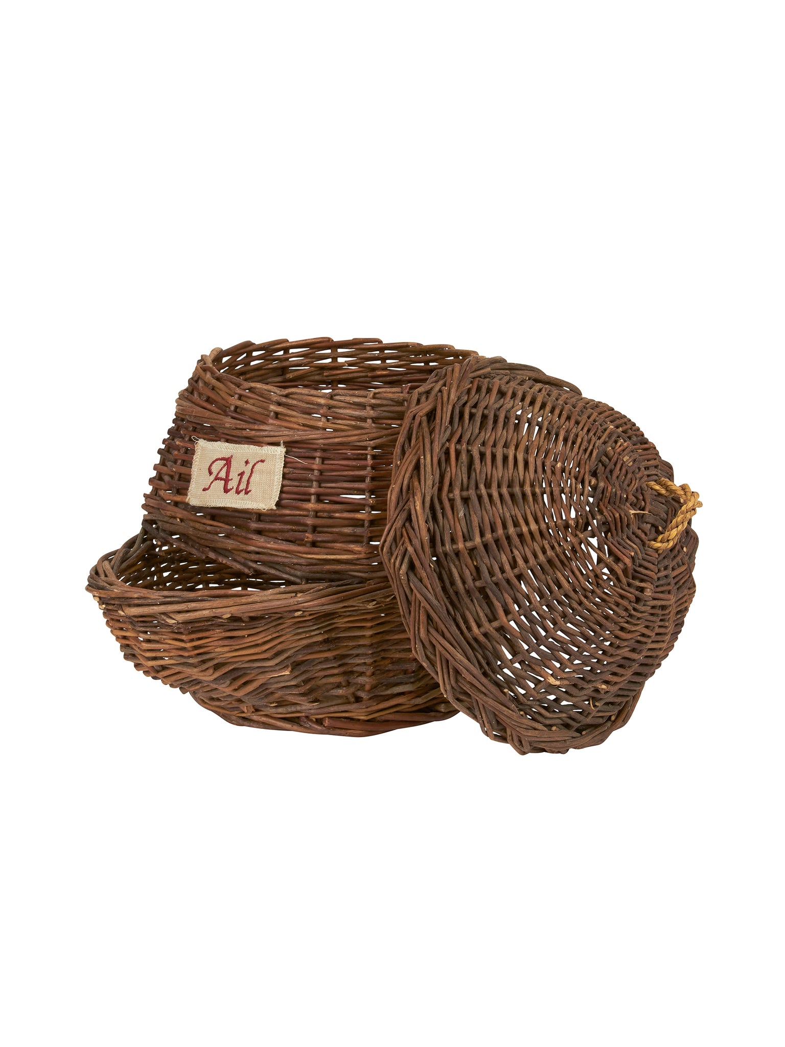 Vintage 1920s French Garlic Basket Weston Table