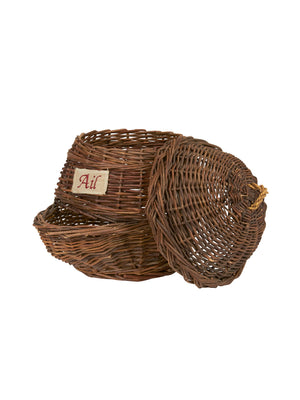  Vintage 1920s French Garlic Basket Weston Table 
