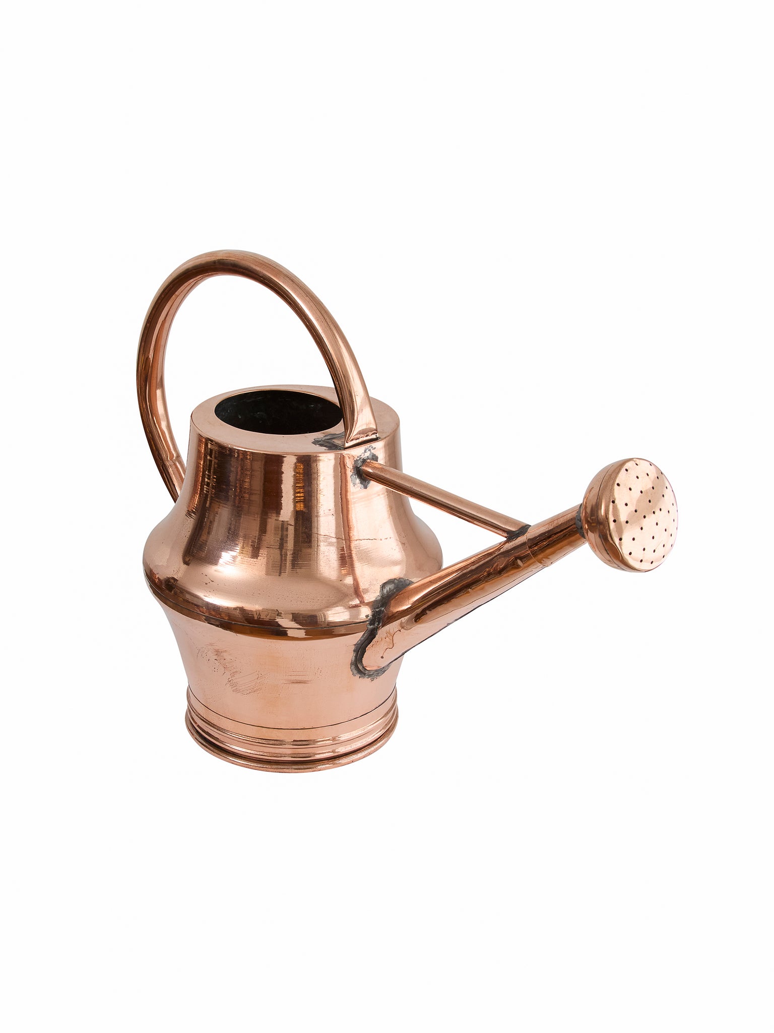 Vintage 1920s French Large Copper Watering Can Weston Table