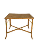 Vintage 1920s French Wicker Table and Chairs Table Weston Table