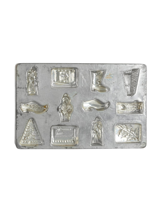 Vintage 1920s German Christmas Chocolate Mold Weston Table
