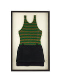 Vintage 1920s Green Plaid Bathing Suit Weston Table