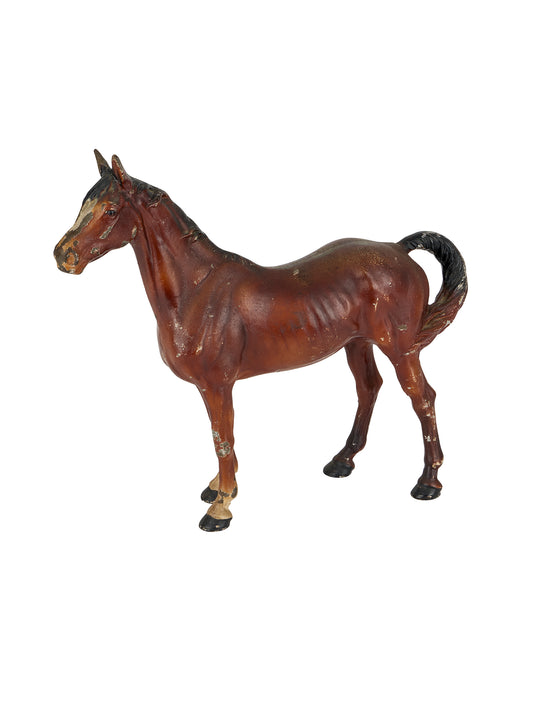 Vintage 1920s Hubley Thoroughbred Cast Iron Doorstop One Weston Table