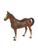 Vintage 1920s Hubley Thoroughbred Cast Iron Doorstop Three Weston Table