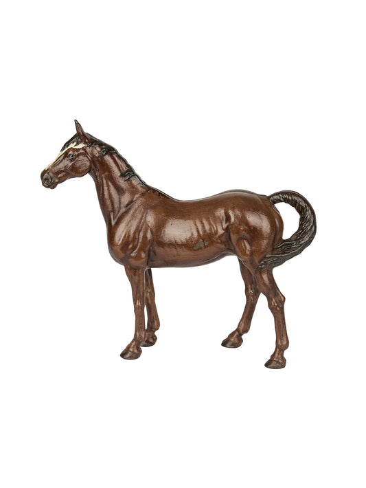 Vintage 1920s Hubley Thoroughbred Cast Iron Doorstop Weston Table