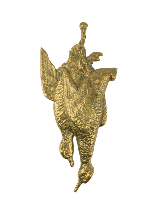 Vintage 1920s Irish Butcher Shop Ducks Brass Wall Decor Weston Table