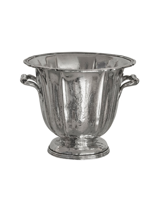 Vintage 1920s Maple & Co. Silver Plate Ice Bucket Weston Table
