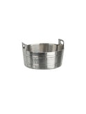 Vintage 1920s Mappin & Webb Silver Plate Bushel Basket Salt Cellar Weston Table