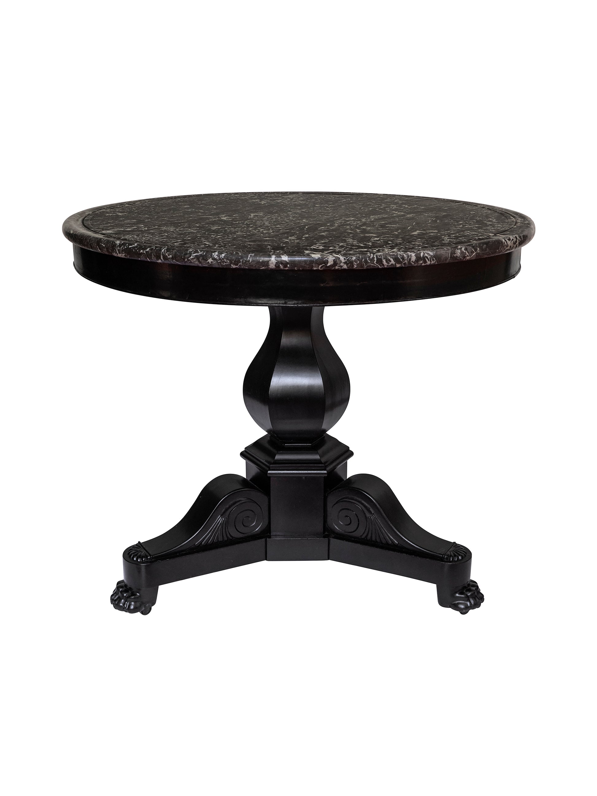 Vintage 1920s Marble Entry Table Weston Table