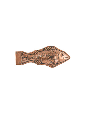  Vintage 1920s Miniature Copper Fish Mold Weston Table 