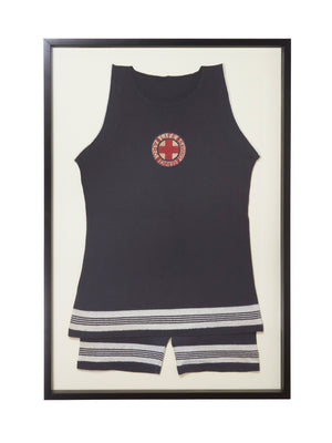  Vintage 1920s Navy Lifeguard Bathing Suit Weston Table 