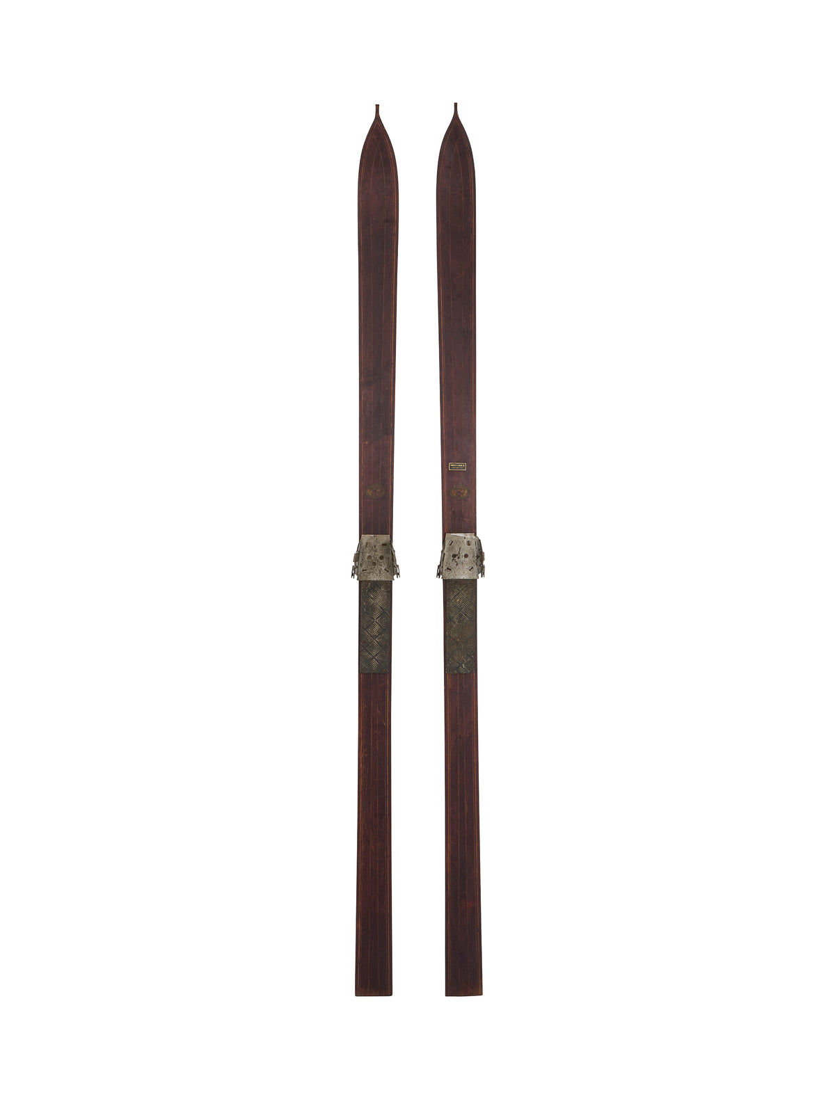 Vintage 1920s Northland Downhill Skis One Weston Table