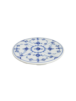  Vintage 1920s Royal Copenhagen Blue Fluted Teapot Stand Weston Table 