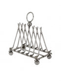 Vintage 1920s Silver Plate Golf Clubs Toast Rack Weston Table