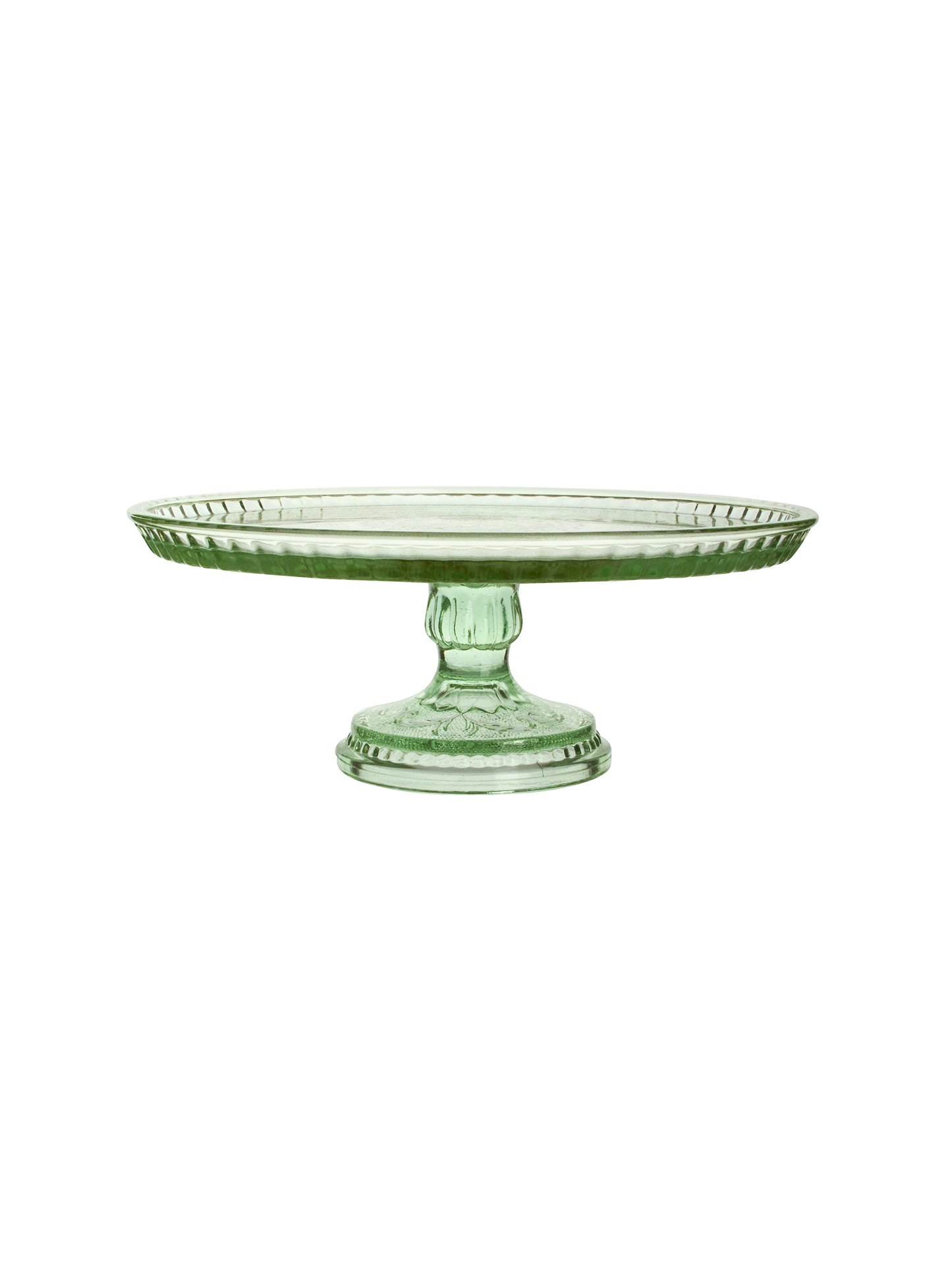 Vintage 1920s Tiara Chantilly Green Cake Stand Weston Table