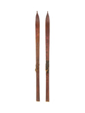 Vintage 1920s Wooden Skis with Carved Tips Weston Table