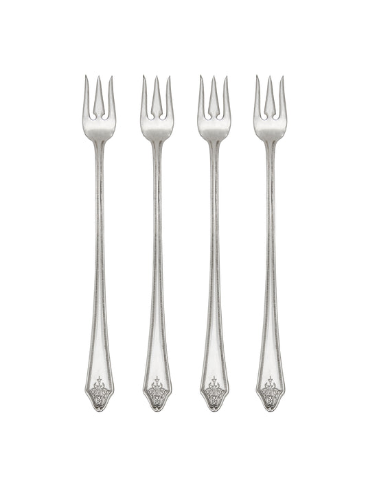 Vintage 1928 Maywood Silver Plate Oyster Forks Weston Table