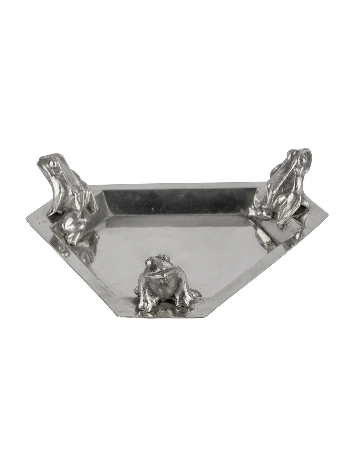 Vintage 1930s Argit Sterling Silver Frog Tray Weston Table