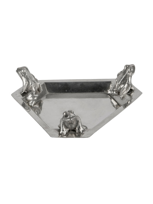 Vintage 1930s Argit Sterling Silver Frog Tray Weston Table