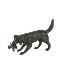 Vintage 1930s Bronze Hunting Dog Statue Weston Table