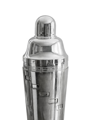  Vintage 1930s Dial a Drink Silver Plate Cocktail Shaker Weston Table 