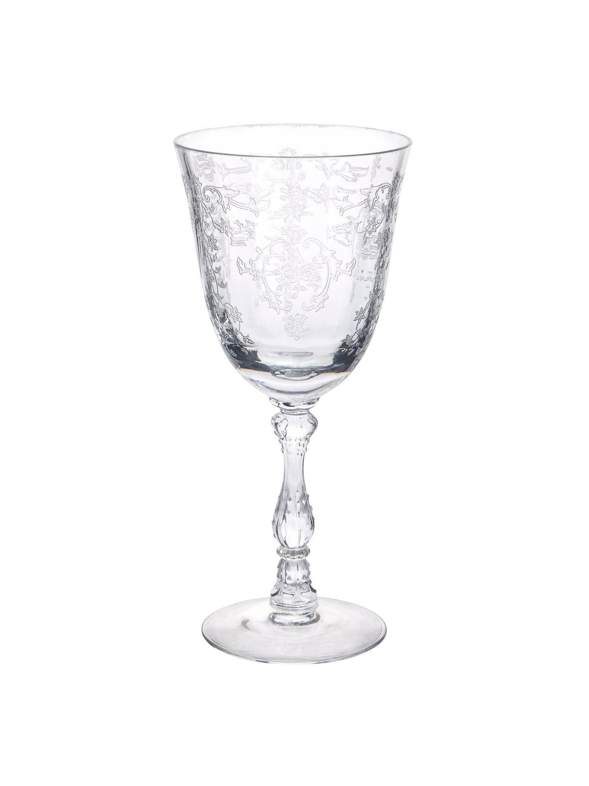 Vintage 1930s Fostoria Navarre Wine Glasses Weston Table