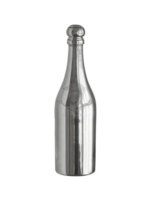  Vintage 1930s French Champagne Bottle Silver Cocktail Shaker Weston Table 