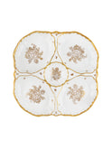 Vintage 1930s French Fonde 22kt Gold Oyster Platter Weston Table