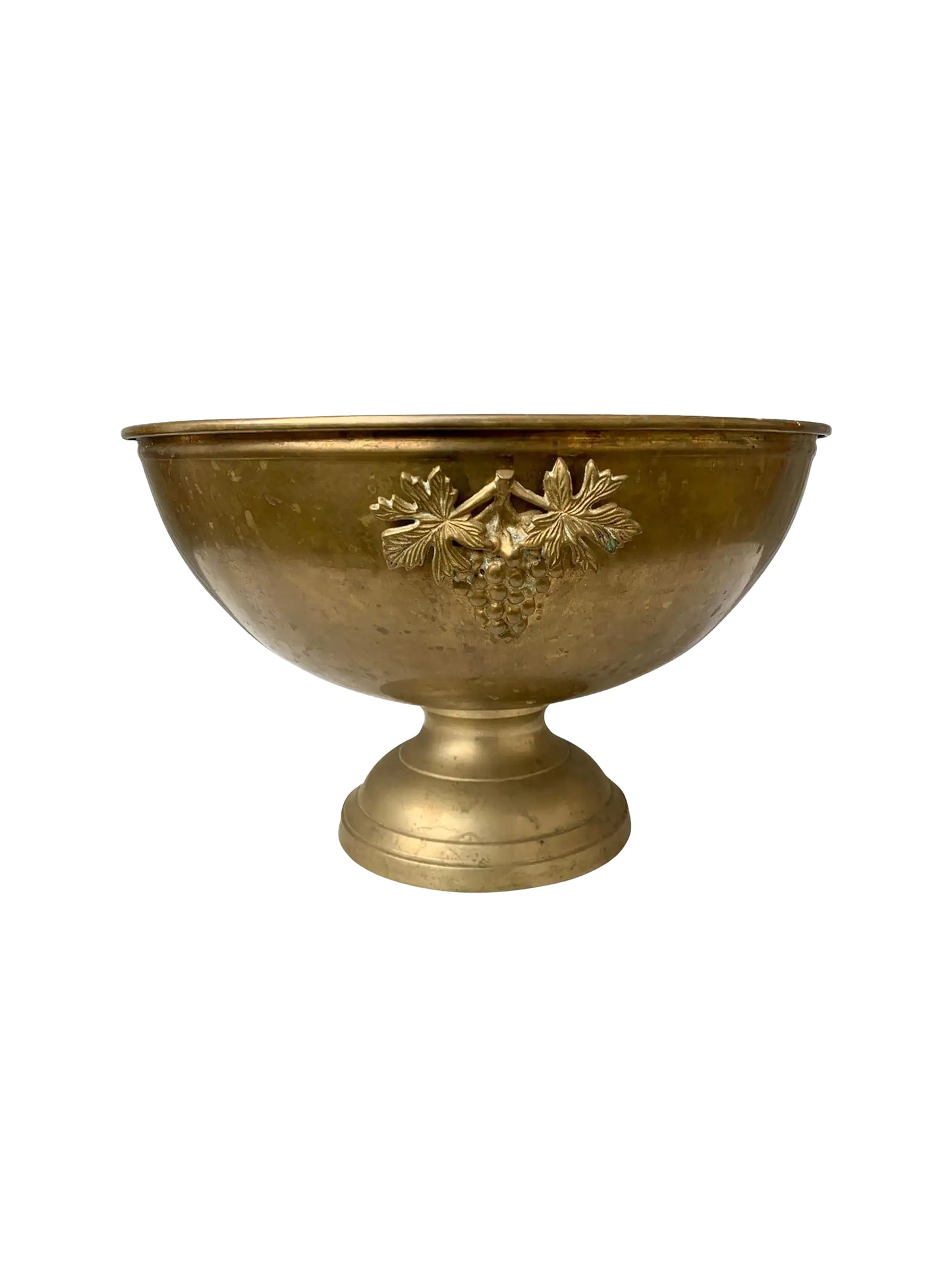 Vintage 1930s French Provincial Brass Champagne Bucket Weston Table
