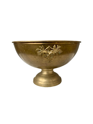  Vintage 1930s French Provincial Brass Champagne Bucket Weston Table 
